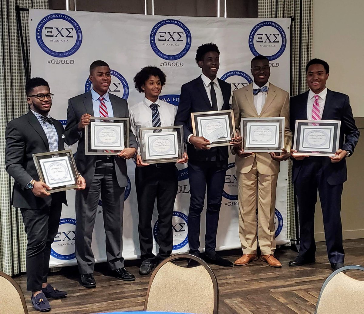 XiChiSigma1914's tweet image. Congratulations to this years #50For50 scholarship recipients. We were more than happy to provide over $7K to these young men to further their college careers. #GDOLD #TheXiChiSigmaWay #PBS104