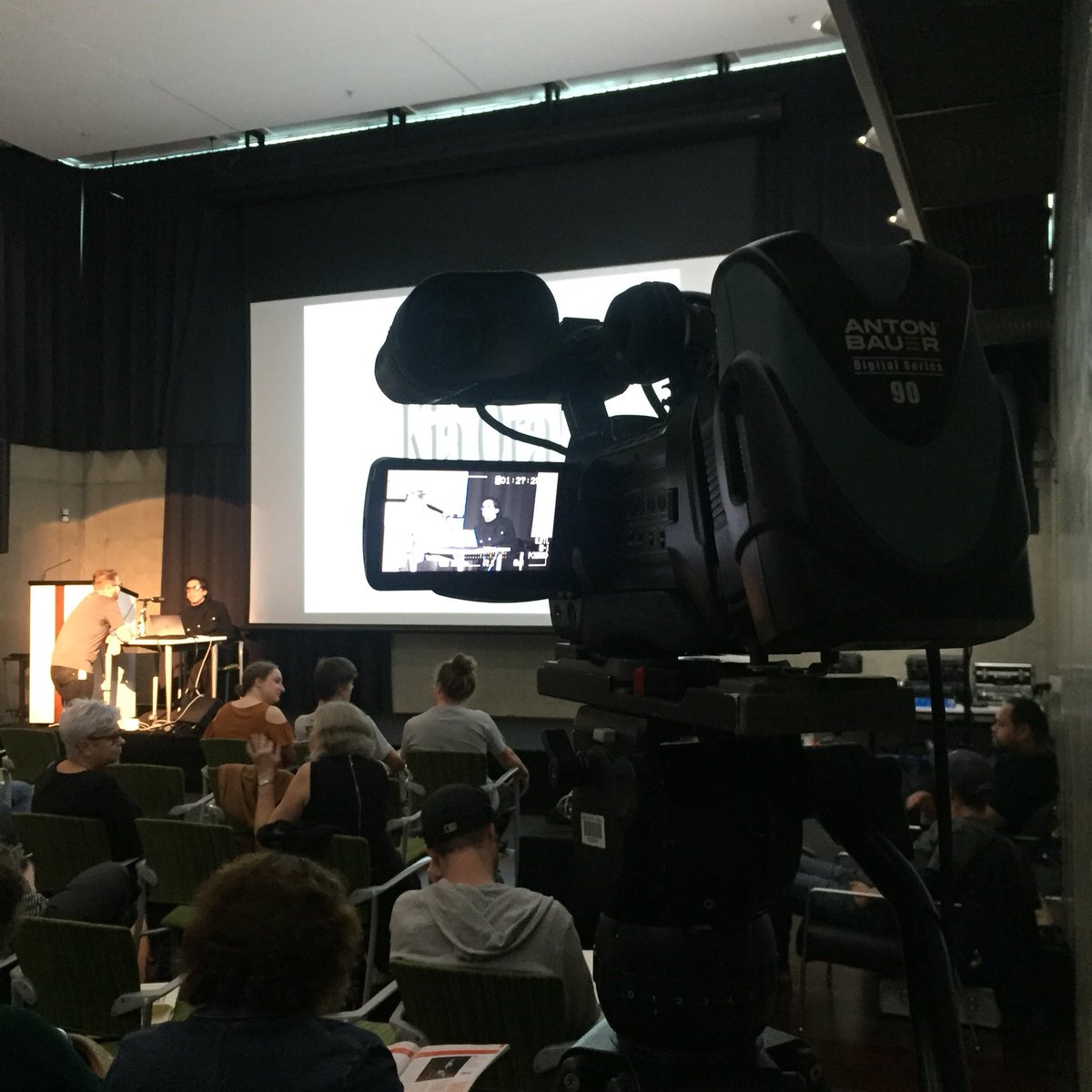 Gearing up for the last talk of the day, #wintec graduate Jeff Burch discusses being open about where your ideas and references come from- “I think a lot of creatives tend to shy away from where they get their ideas...let’s be honest most things have been done!” #wintecspark