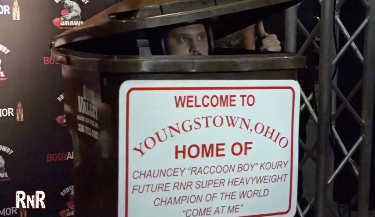 stoolpresidente's tweet photo. RACOON BOY!!! #RNR4 https://t.co/aaXISFcIq9