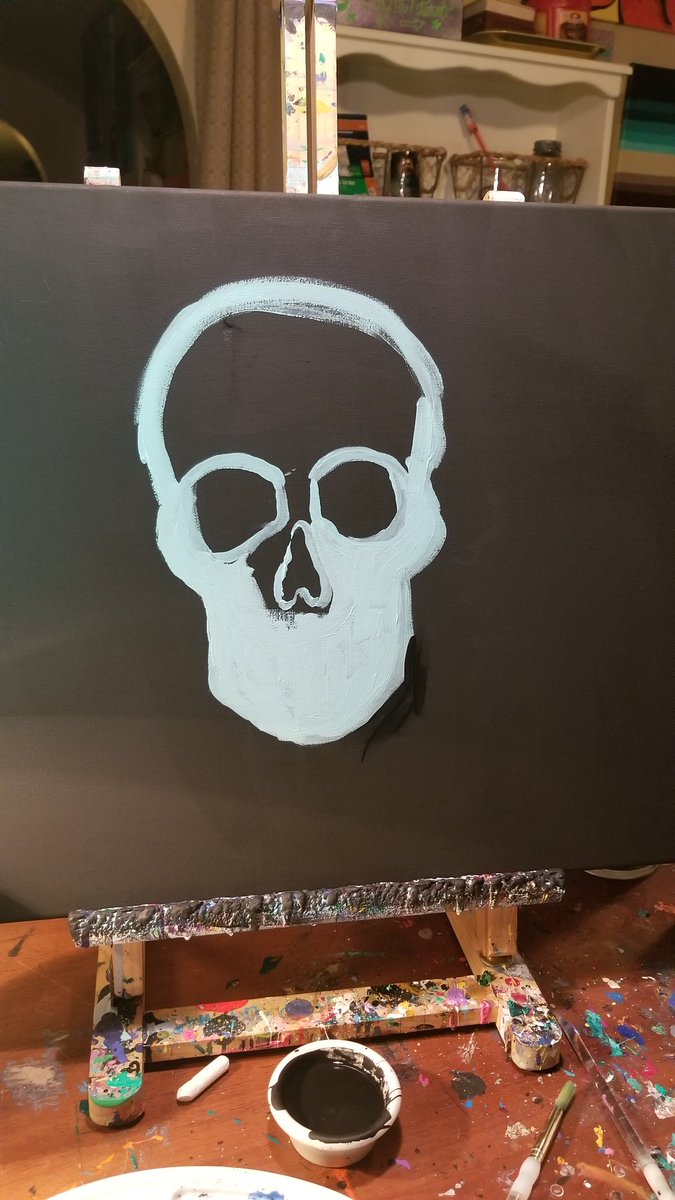 painted_painter's tweet photo. Working on a #zombieboy tribute piece. #mentalhealth #ifeelyou #MentalHealthMatters https://t.co/lQtdWJWO36
