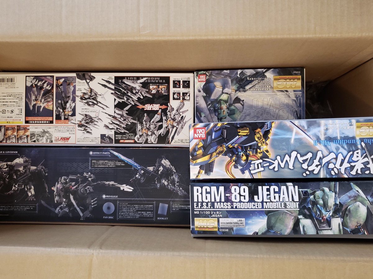 gunplalover79's tweet photo. Box one ππππ #mgjegan #jegan #jeganmg #hobbylink #rezel #rezeltypec #bandai #mastergrade #mg #mgnemo #nemo #kotobukiya #mushagundam #hexagear #rayblade #mushagundammk2 https://t.co/sCFZiV0kuX