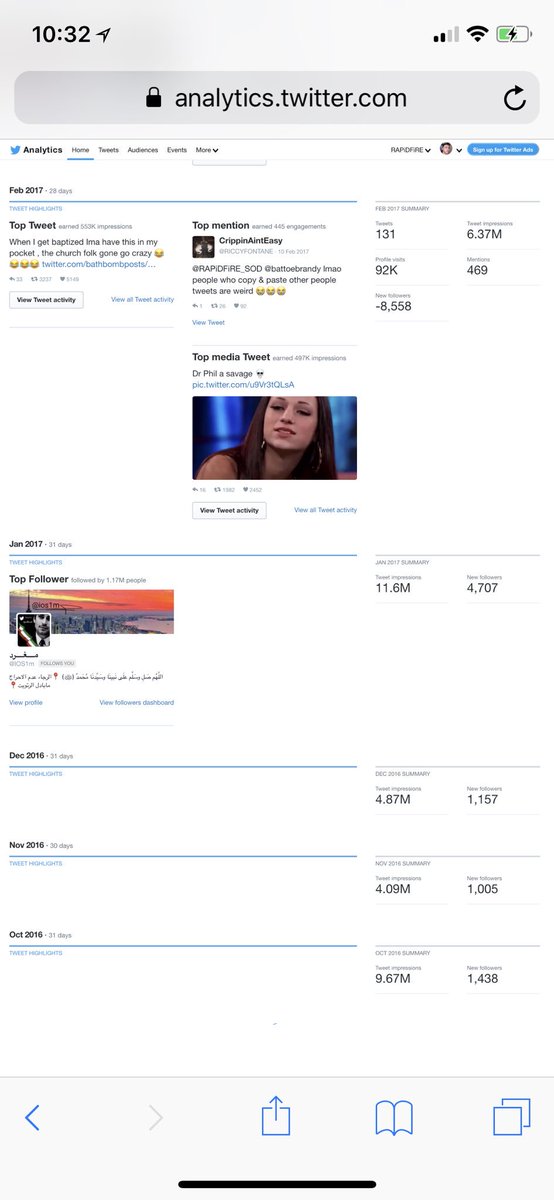 RAPiDFiREiSODMG's tweet photo. Peep my impressions, fuck clout don’t need it 💯😤 #999Movement https://t.co/rYuFVJwuJI