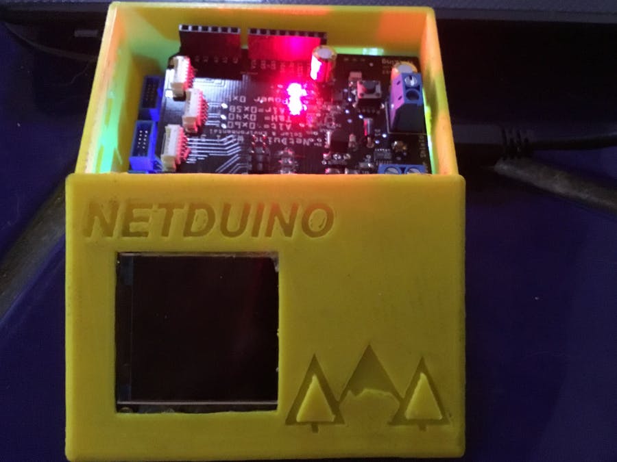wildernesslabs's tweet image. Sense your environment&apos;s air quality, temperature, humidity, air pressure, and display it all on an LCD (bit.ly/NetduinoEnvSen…) - project submitted by Jade to our #Netduino contest on @Hacksterio. Get hacking and be sure submit yours by Aug 17. bit.ly/NetduinoHackst…