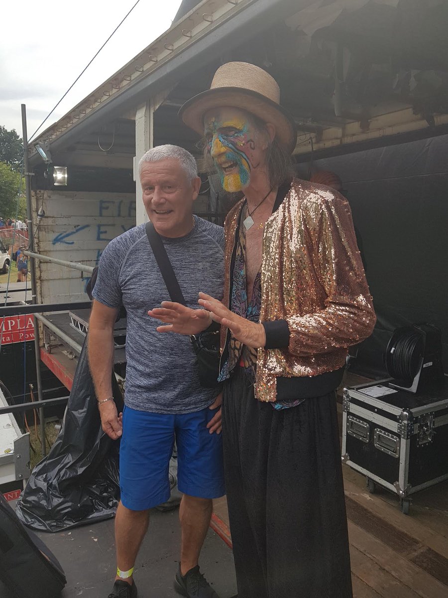 Played an exciting set to an enthusiastic audience at A New Day Festival in Faversham, Kent on 4th August. A great day! Met up with old friend Arthur Brown. Carl played drums in ‘The Crazy World of Arthur Brown’ in 1968 when Carl was just 18 years old. 

carlpalmer.com/index.php#2018…