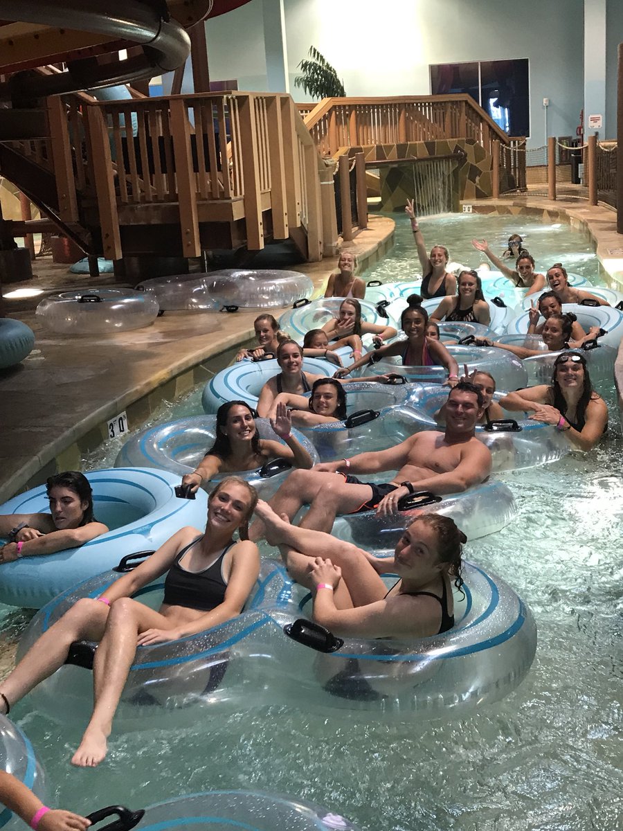 UNDsoccer's tweet photo. Much needed R&amp;R Day. Wouldn’t spend it any other way than team bonding in a lazy river 🙌🏼😍 #UNDstrong #WomensSoccer #Preseason #DayOff #Earnedit #Backonthegrindtomorrow https://t.co/uDNyZczad8