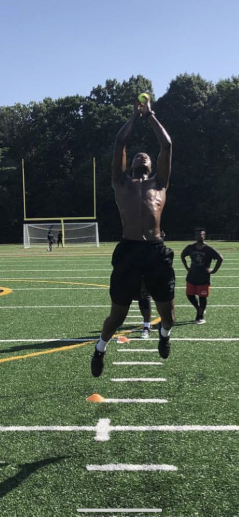 _durant3's tweet photo. These past few weeks with Coach Varner of Penn State and HHT FITNESS has changed my life. I’ve become faster, stronger, and more motivated.  I have NEVER been more focused on my goal until now and should be in shape when BC football starts the 17 https://t.co/9SbgrLQg5J