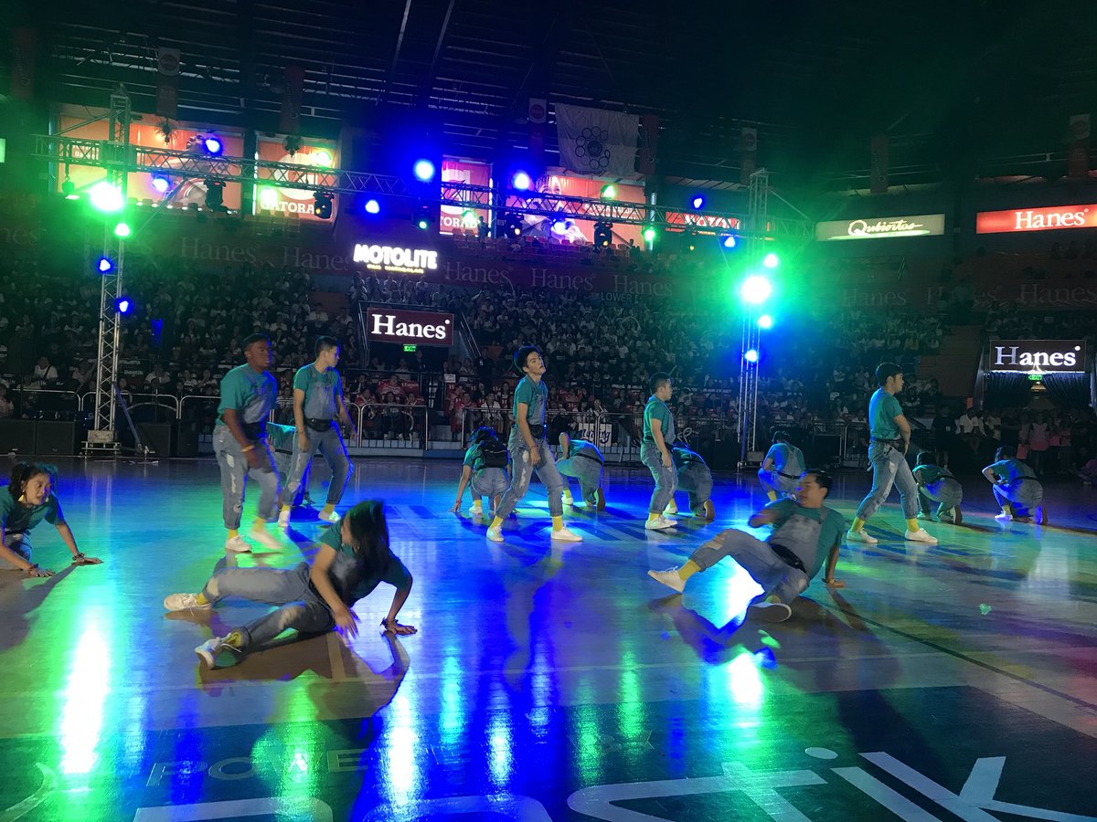 CEUmanila's tweet photo. Larong Pinoy inspired dance performance by the School of Nutrition and Hospitality Management #CEUSportsfest2018 https://t.co/dCsEbwMh5I