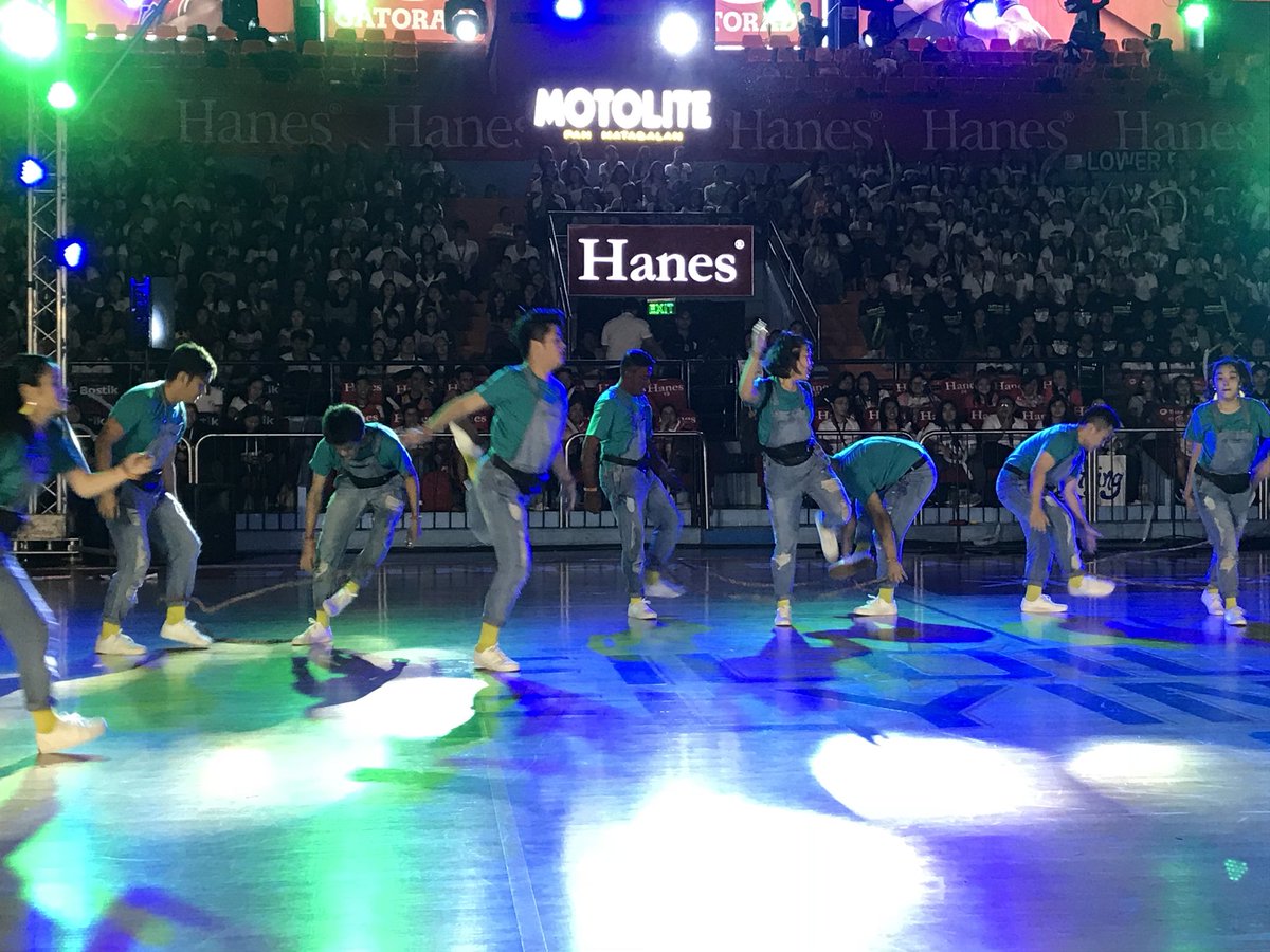 CEUmanila's tweet photo. Larong Pinoy inspired dance performance by the School of Nutrition and Hospitality Management #CEUSportsfest2018 https://t.co/dCsEbwMh5I