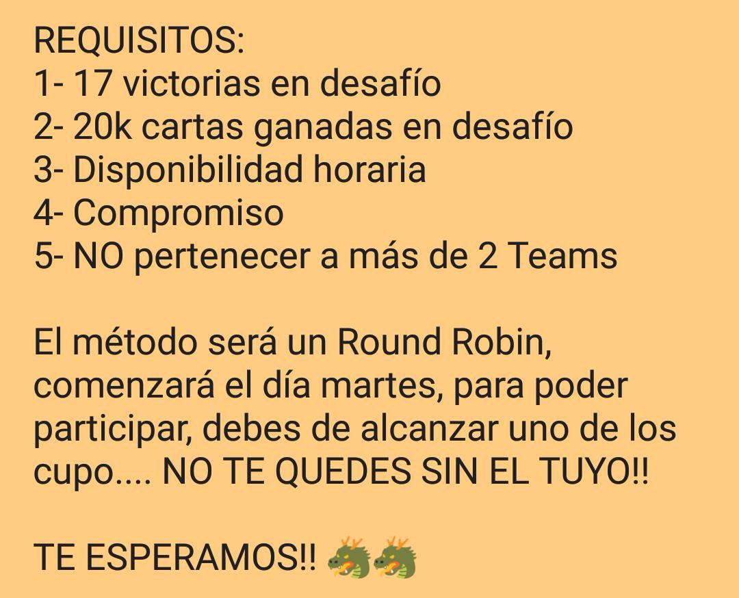 #ANUNCIO 

New School habré sus puertas a nuevos jugadores competitivos, si quieres formar parte de esta gran familia solo fíjate si cumples con los requisitos y escríbenos por MD💪

VAMOS DRAGONES 🐲🇨🇱

SE AGRADECE UN RT❤️

@Krisart_Gamer @LeaderDeus @SecryGamer <a href="/Milax_NsCL/">Milaa!🌳🇨🇱</a>