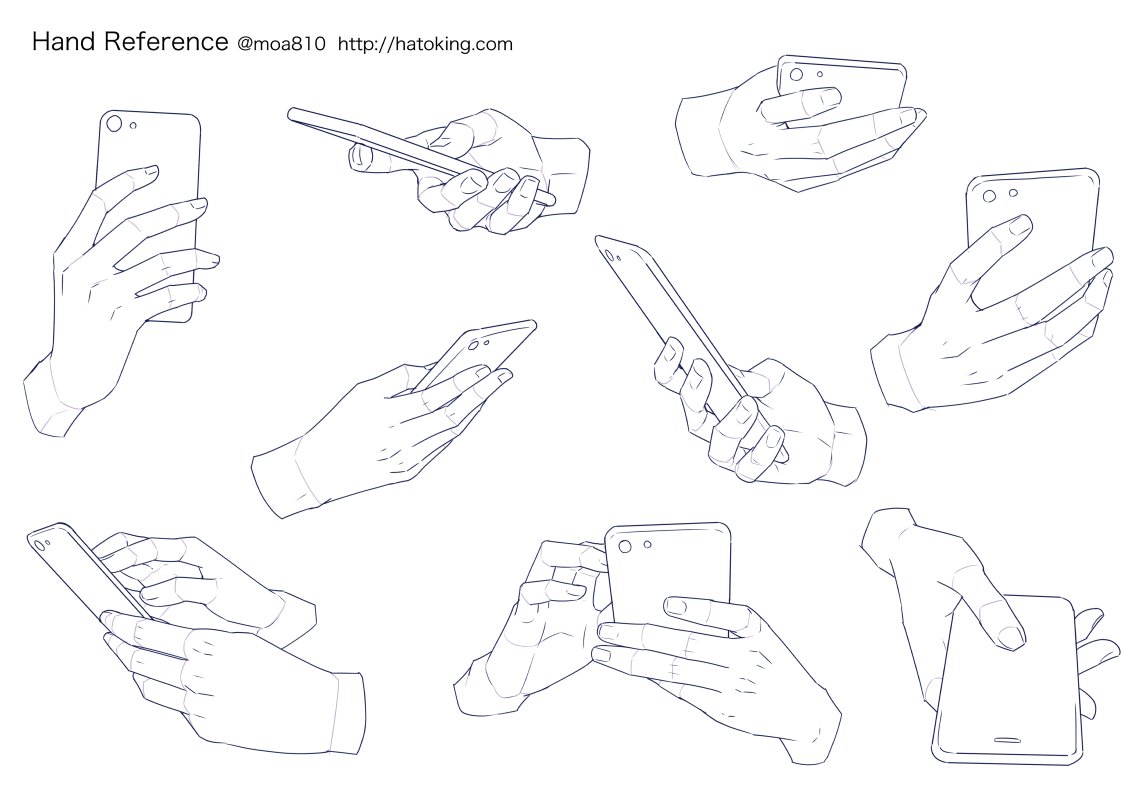 Moa on Twitter | Hand drawing reference, Drawing reference, Drawing