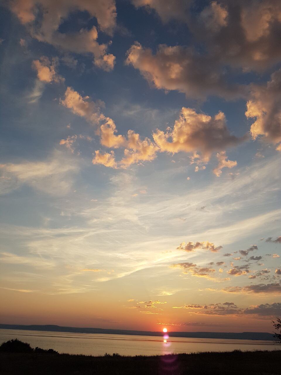 Закат на Волге
