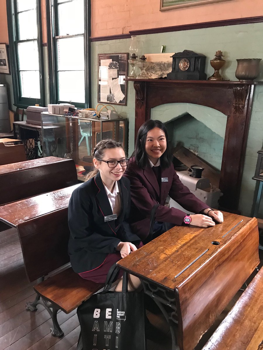 JaneSimmons19's tweet photo. Katherine & Oriana went back to old school at @arthurphilhs #S4aD @learnPSNSW for Secretary for a Day https://t.co/0QyzocaYhZ