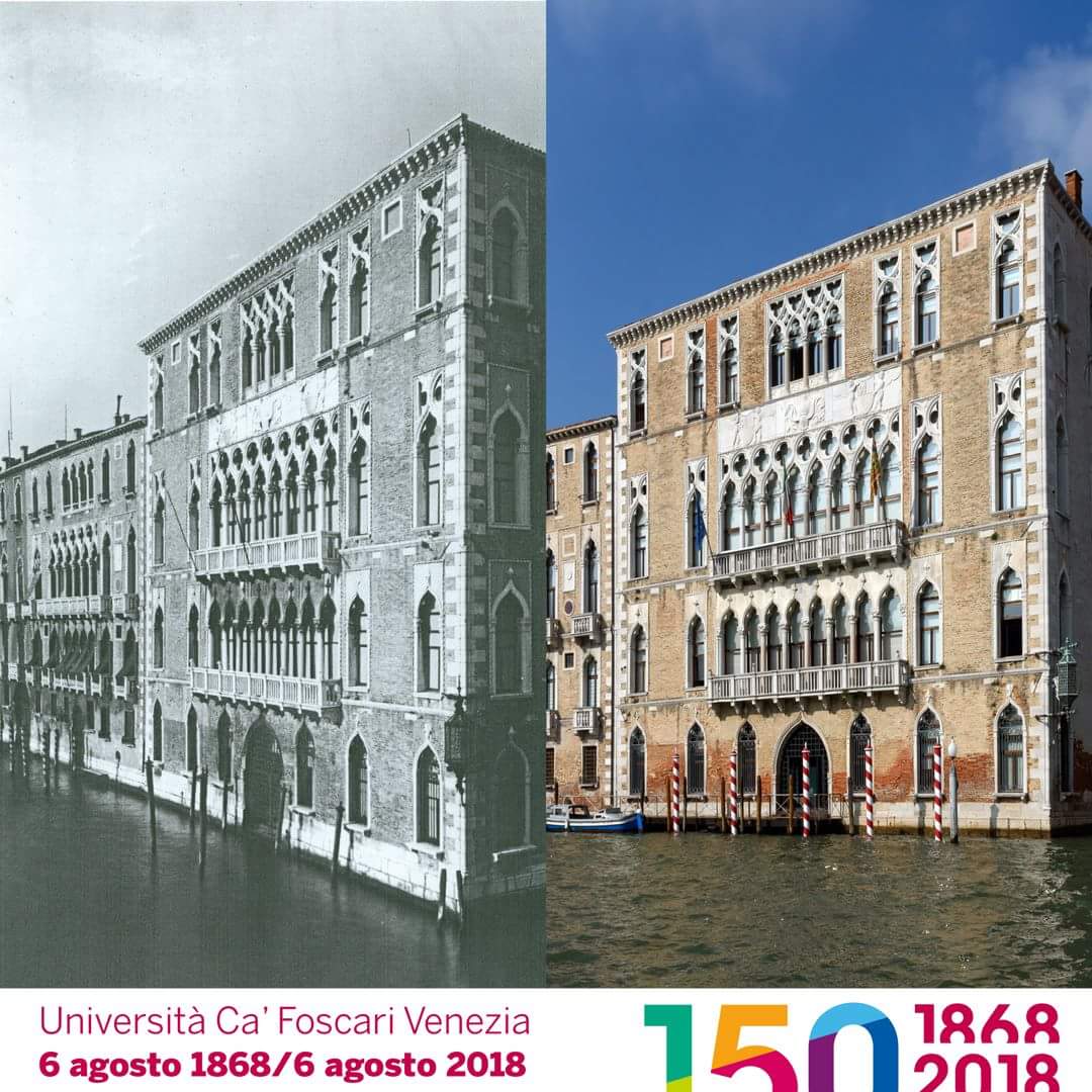 Buon compleanno #CaFoscari! Oggi sono ufficialmente 1⃣5⃣0⃣
Oggi celebriamo il coraggio, la visione e l'impegno dei nostri fondatori, oltre alle storie di decine di migliaia di cafoscarini. A tutti un grande Grazie!
Per saperne di più: unive.it/pag/30505/ 
#CaFoscari150