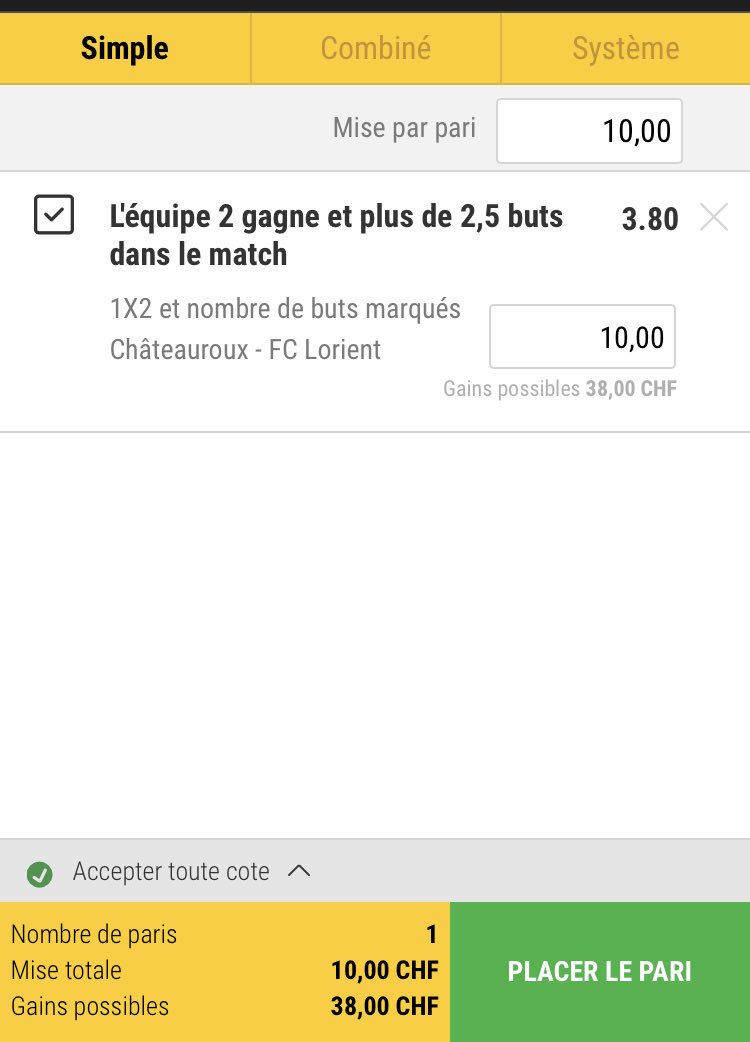 JeremyTips's tweet image. A essayer, misez petit #teamparieur