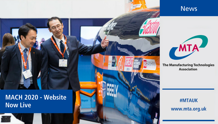 mta_uk's tweet photo. With the dust settled on a successful #MACH2018, we are pleased to announce that the new https://t.co/WfE7P5TZtx website has launched and the ballot process for #MACH2020 is now open. Discover more: https://t.co/xmbK31Q2uD #UKmfg #YoE https://t.co/pQZIB1VfZ5