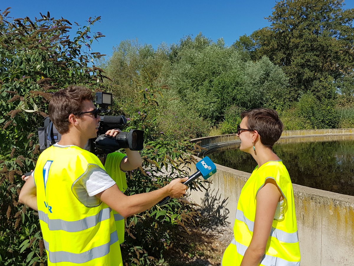 Explaining to <a href="/rob_televisie/">ROBtv</a> why and how we can offer water to <a href="/StadTienen/">Stad Tienen</a> and farmers. #sustainability #lovemyjob