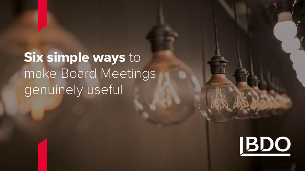 Is your business going through a #privateequity transaction? If so Board meetings will be a regular occurrence. Check out Head of Growth Advisory's 6 top tips to keep your meetings relevant and forward thinking. buff.ly/2NWYrQI