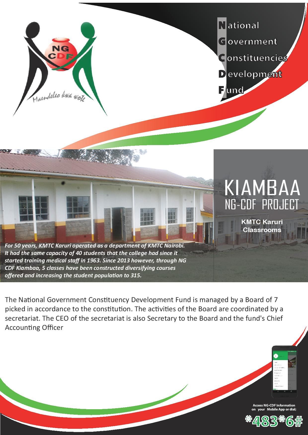 Ng Cdf On Twitter Kiambaaconstituency Tambuajimbolako