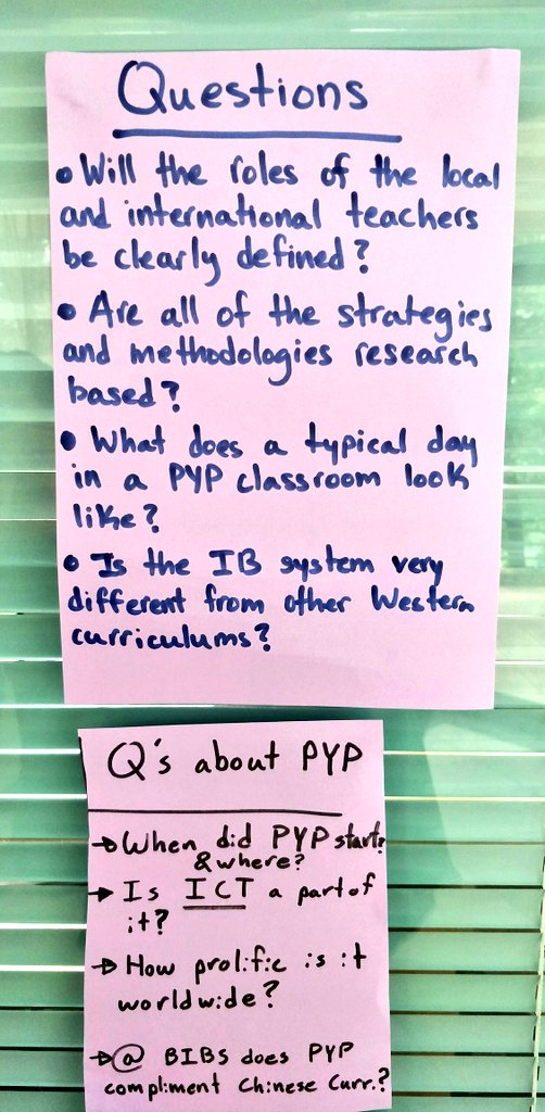 PriyaPwnK's tweet photo. #pypconnected #pypinduction #inquiry #pypjourney #ibpyp Exploring ideas about PYP during first week of induction with new staff✌ https://t.co/nwYAiiXc9m