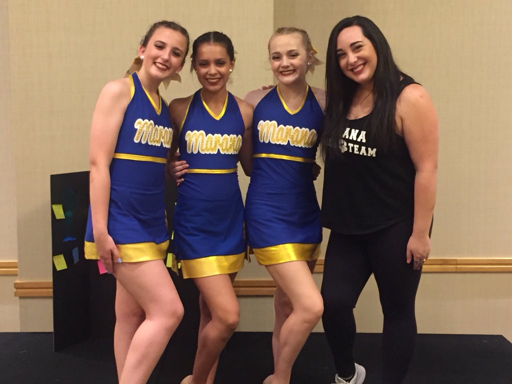 MHSDanceBooster's tweet photo. BIG day of 1sts for our oldest &amp; youngest team members!  1st day of Sr year for @_makaylabrooke_ , @hvIIe &amp; @KennaRage AND 1st day of high school for our Freshman @grace_capell , Camille &amp; Samantha.  Congrats &amp; have a super day girls!  @MaranaDance #Classof2019 #Classof2022 https://t.co/RF91SYpfUJ
