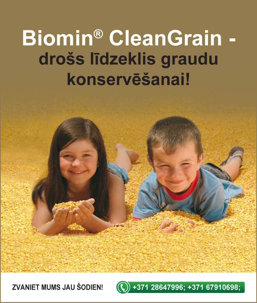 AgreraLV's tweet photo. CleanGrain – efektīvs un drošs līdzeklis mitru graudu konservēšanai! https://t.co/YojAcKY0IZ