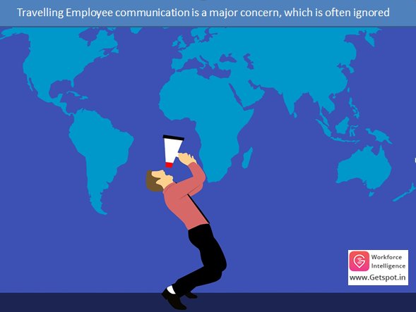 GetSpotApp's tweet image. When it comes to travelling #employee, communication is major issue of concern. #Management  often discusses about improving  communication without priority or else ignored; despite of its importance. For more info visit goo.gl/Tb3Fvu #Businesstip #HRTech #Salesforce