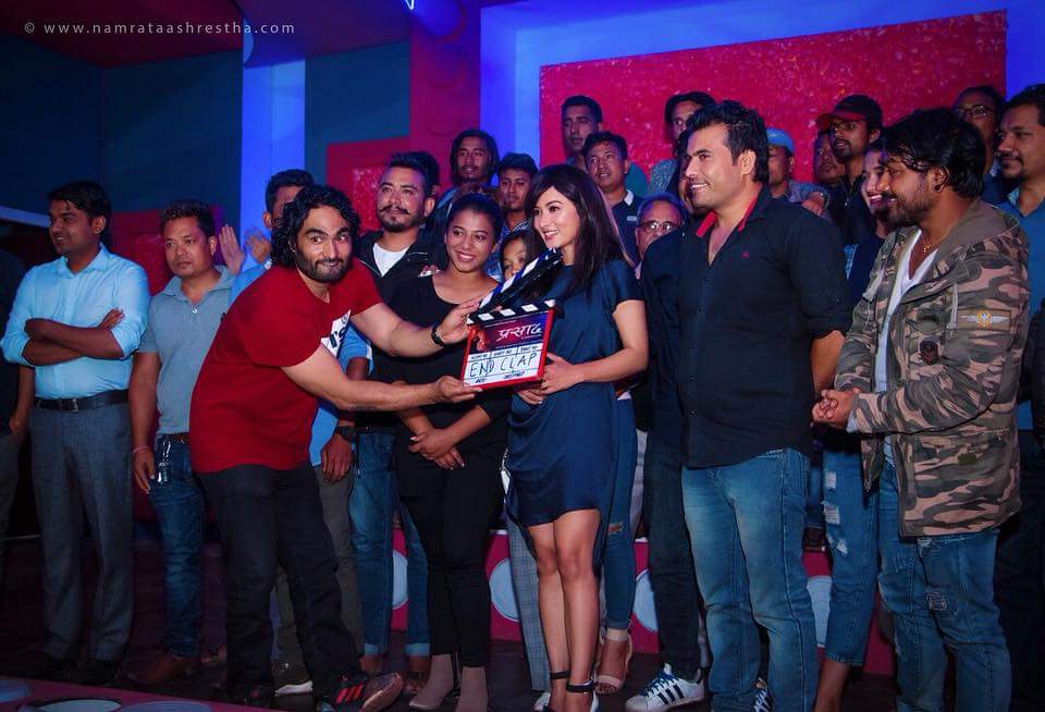 NamrataaS's tweet photo. And it’s a wrap! It's always pleasure working with this team, I call family. It was even better this time, could see the growth. Till next time 🤗❤️!!! #endclap #prasad #upcomingmovie #namrataashrestha https://t.co/4eZCYf8Afo