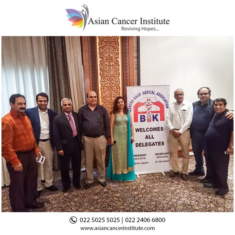 AsianCancerInst's tweet photo. Dr. Jagdeesh Kulkarni sharing his views on the role of #RoboticSurgery in Uro and Gyne Surgeries in Bandra Khar Medical Association at Sea Princess, Juhu.

#Robotic #Surgery #Speech #Doctor #CancerHospital #AsianCancerInstitute https://t.co/KG5ST6YJna
