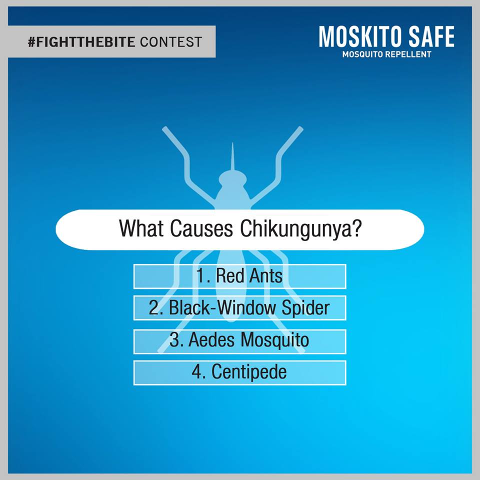 MoskitoSafe's tweet photo. #GiveAwayAlert Participate in The #FightTheBiteContest.
Today's question is- What causes Chikungunya?
Share your answer in the comment box.
#Challenge #MoskitoSafe #ContestAlert #Participate #Win #Mosquitoes #Monsoon #PeeSafe #Chikungunya #ContestAlert #kids #ContestInd #Dengue https://t.co/atmbUwPzWj