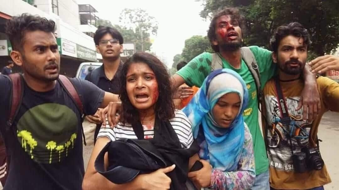 aan__'s tweet photo. Although the internet connection is taken down by the Bangladesh government, some news are still can be heard. Always crushes my heart seeing the #bangladeshstudentprotests hastag these few days. :'( https://t.co/rHIXH1TVAK