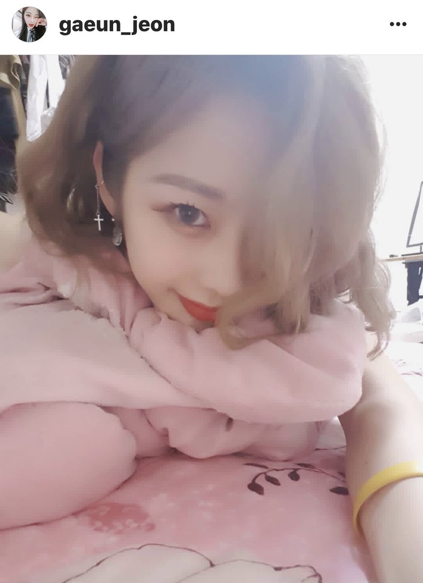 MarmelloFrance's tweet photo. [#Instagram] {#Gaeun} 

« Je vous retrouverai à Jeonju demain ~~ » https://t.co/GTyXMMbGA5