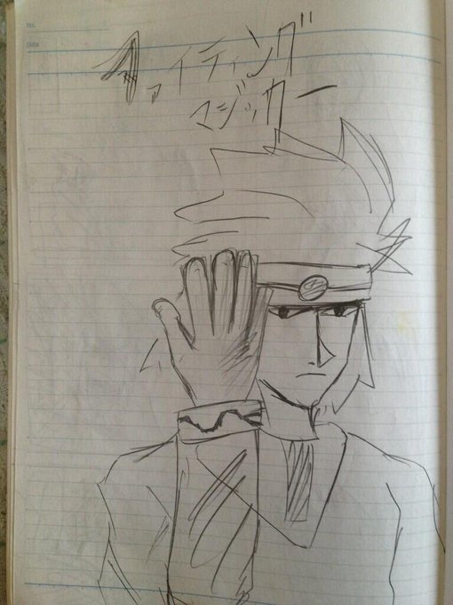 12歳のときに描いたのと同じキャラを25歳のときに描き直してみた絵の 12歳のときに描いたのと同じキャラを25歳のときに描き直してみた絵の