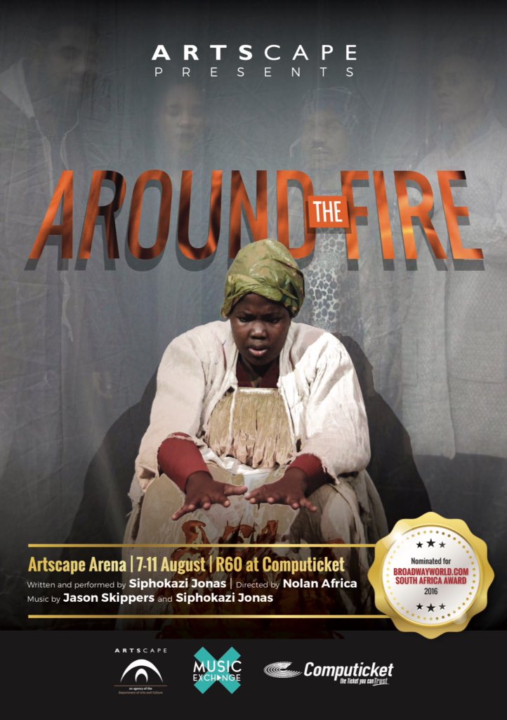 joshstudio86's tweet photo. Hello Cape Town!! 
@Siphokazi_J is back with #aroundthefire. The new run starts tomorrow 7 Aug - 11 Aug at @ArtscapeTheatre tickets still available at @computicket. 
#whcpt #whcptentertainmentguide #aroundthefire https://t.co/ScnXXQuIQM