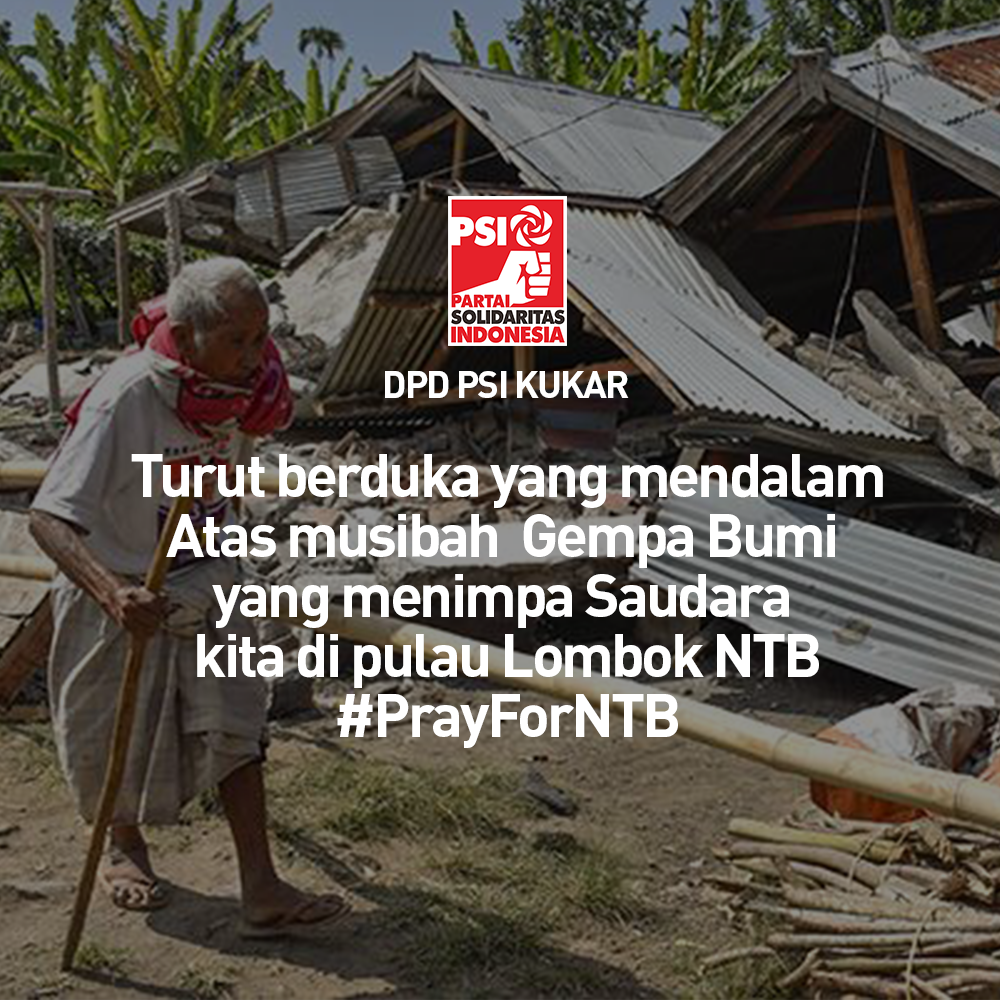psikukar's tweet photo. Turut duka mendalam untuk Saudara kita yang sedang tertimpa musibah gempa bumi di Nusa Tenggara Barat, Semoga diberi kekuatan dan ketabahan. #PrayForNTB @psi_id @DPWPSIKaltim https://t.co/9wY2n6OPnL