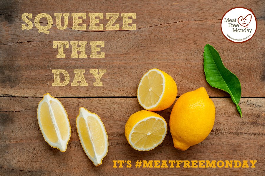 🍋 Squeeze the day, it’s #MeatFreeMonday!