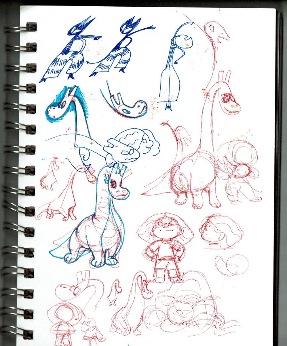 Guts pin concepts and exploration of stuffed animals for a children's book dummy. Water based oils, sharpie and pen. The oils blended and warped over time but I still adore the guts pin/sticker idea. The book dummy is made but I haven't yet posted the illustrations from it!