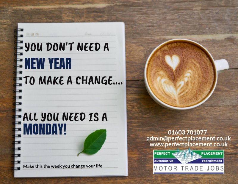 MotorTradeJobs's tweet photo. Make this week the week you change your life!
Our #MotorTrade #Recruitment Consultants can help.
With more #Automotive #Jobs than any other agency, place your trust in us and see how we can help with your #JobSearch:  https://t.co/Kb8Yq6z6J2
#MondayMotivation #MondayMorning https://t.co/xyZnkJPuNm