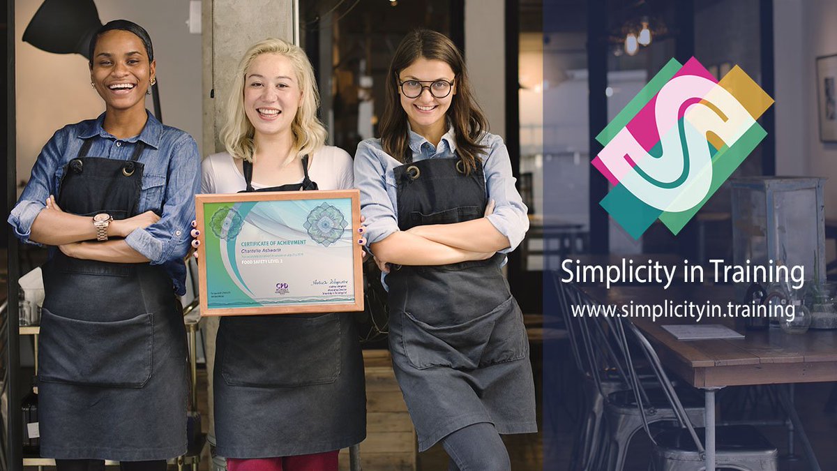 SimplicityInTrn's tweet image. Opportunity to gain CPD certified food safety training for your team?
Your staff gain industry recognised food hygiene certificate online, while you satisfy your need for staff training. #OnlyInYork #York @VisitYorkBiz 30% Off with Coupon Code LAUNCH30