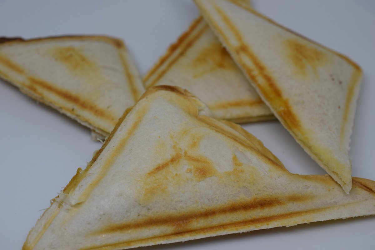 Starting today with a good old-fashioned cheese toastie and a cup of tea*#breakfast #cheesetoastie #tea