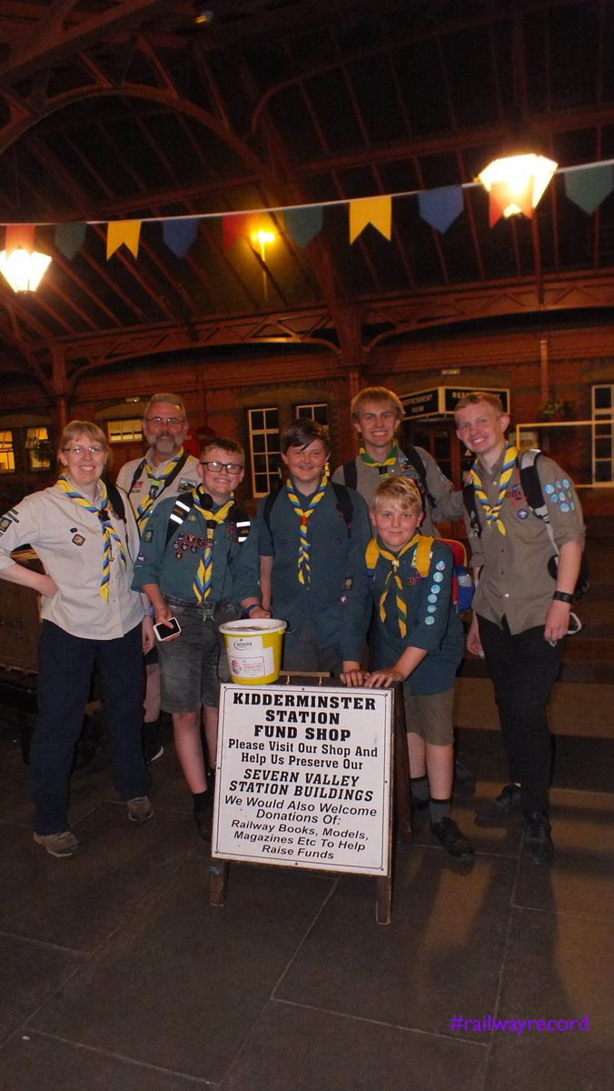 paulharness's tweet photo. 3 @unit_28 Scouts from @CYScouts finished the #railwayrecord with 7 minutes to spare on Saturday. Well done to the team. https://t.co/DbgMTVqHBR