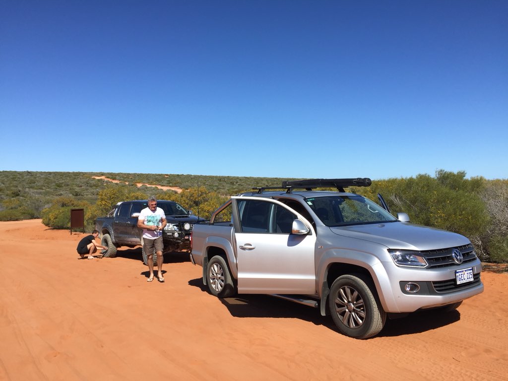 Nicmix26's tweet photo. 4WDing in Francois Peron #justanotherdayinWA #4WD #amarok #echidna #destinationwa https://t.co/JvYER9HJvv