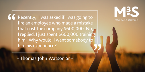 Good employees make mistakes and good leaders allow them to. #MondayMotivation