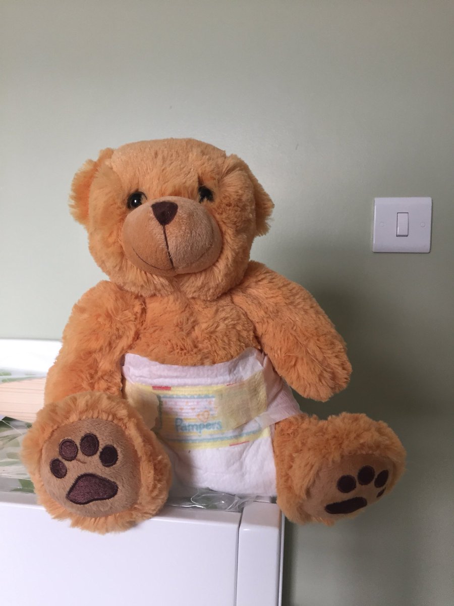With the imminent arrival of Russell jnr I decided I’d better figure out how the nappies work. Looks happy enough. Genius or insanity is a fine line to tread 😀