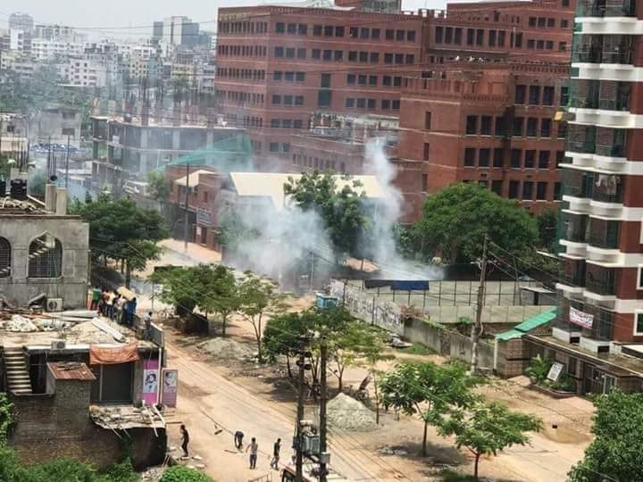 gosh_anik's tweet photo. The student of east west University is totally helpless ...they are attacked by terrorist https://t.co/8hgK7xJrm4