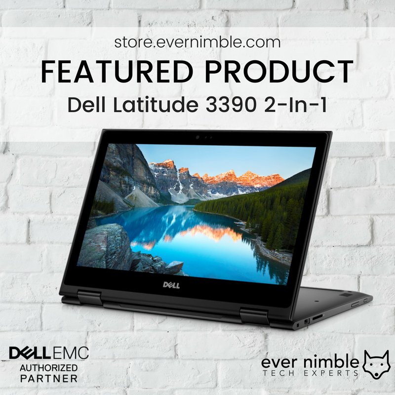 evernimble's tweet photo. This Dell 2-in-1 is built to work with your busy day. Long battery life and four flexible usage modes boost productivity at the office and on the go. Shop now: https://t.co/0Qgiob6Olo
#evernimble #dell #delllatitude #westperth #perth #perthit #itsupport #itperth #technology https://t.co/uoZZ9knbXN