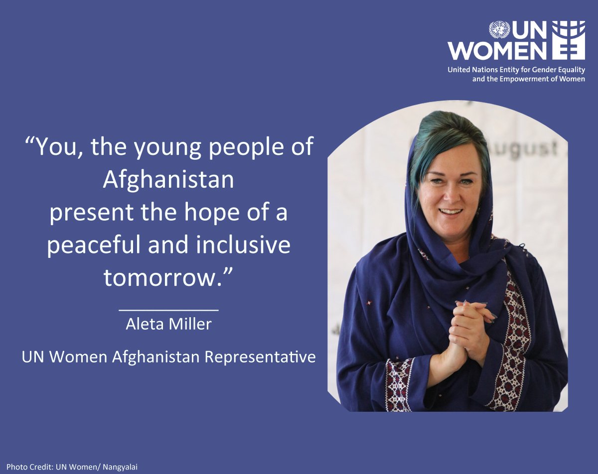 unwomenafghan's tweet photo. "Today’s workshop will enable you to build your strength through a greater understanding of the global WPS Agenda and of Afghanistan’s NAP 1325.", said @AletaFMiller, UN Women Afghanistan Representative. #NAP1325Localization #Bamyan #genderequality #womensempowerment #Planet5050 https://t.co/XNwbTmcFjd