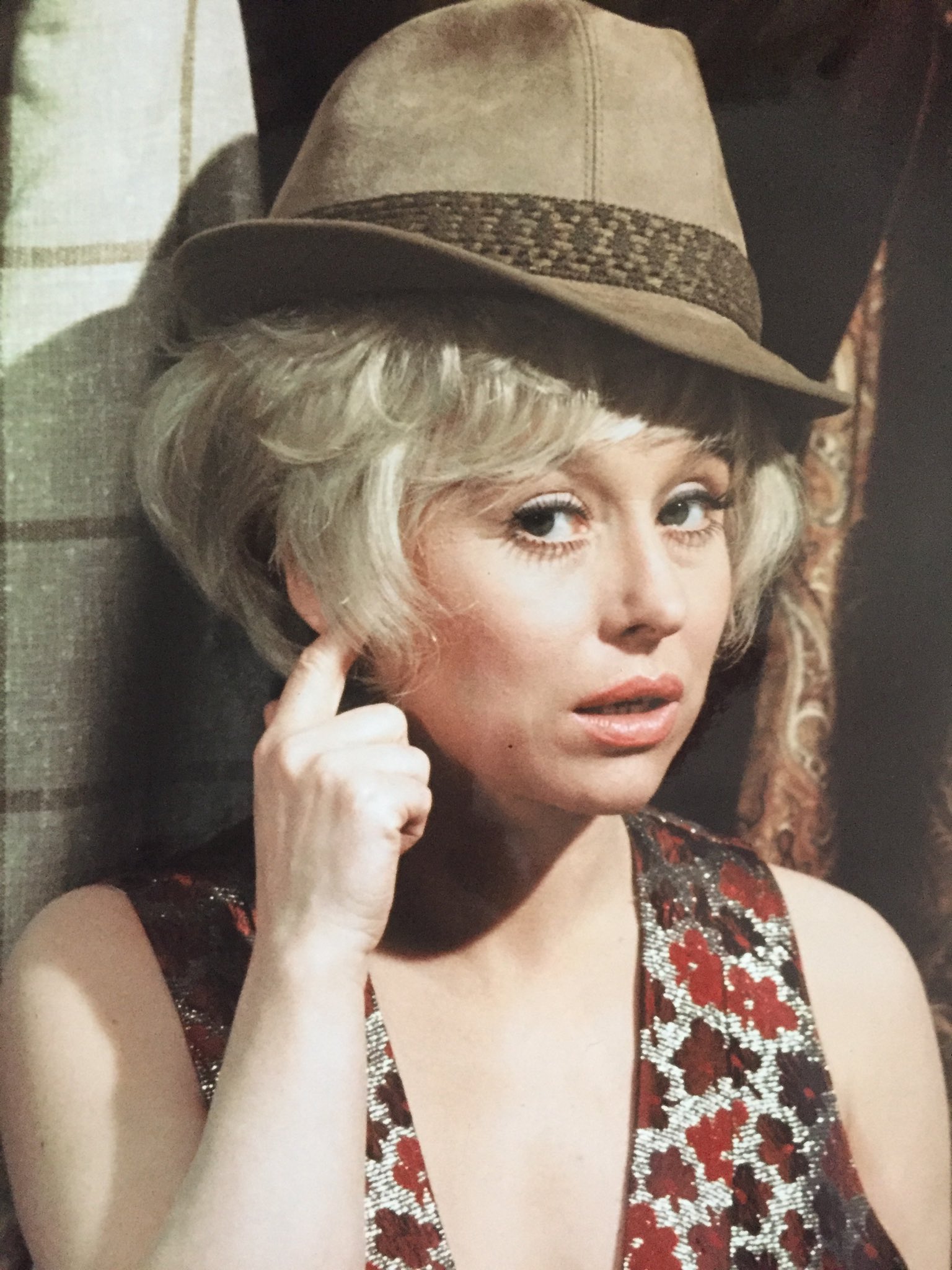 A very Happy Birthday to Dame Barbara Windsor. Here in a favourite publicity pose for Carry On Girls.   