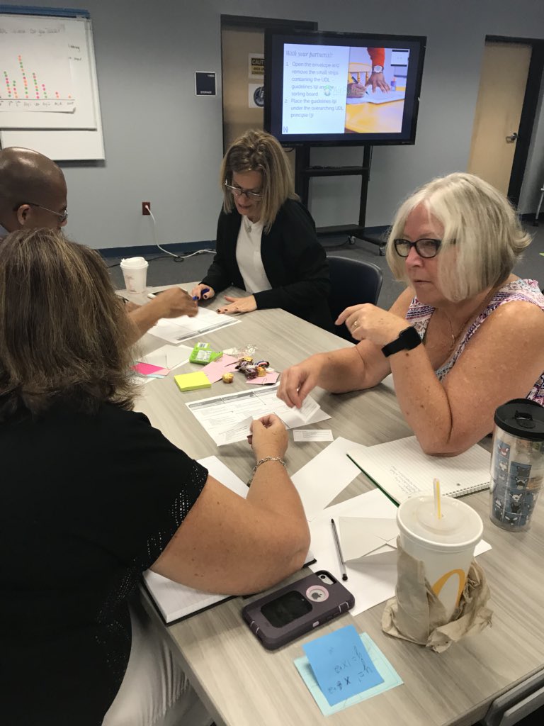 MKraverotis's tweet photo. Diving deep into the UDL framework! #udlmath @FlaglerT_L @FlaglerSchools @WolfeMath https://t.co/N7Q8Z6XrWX