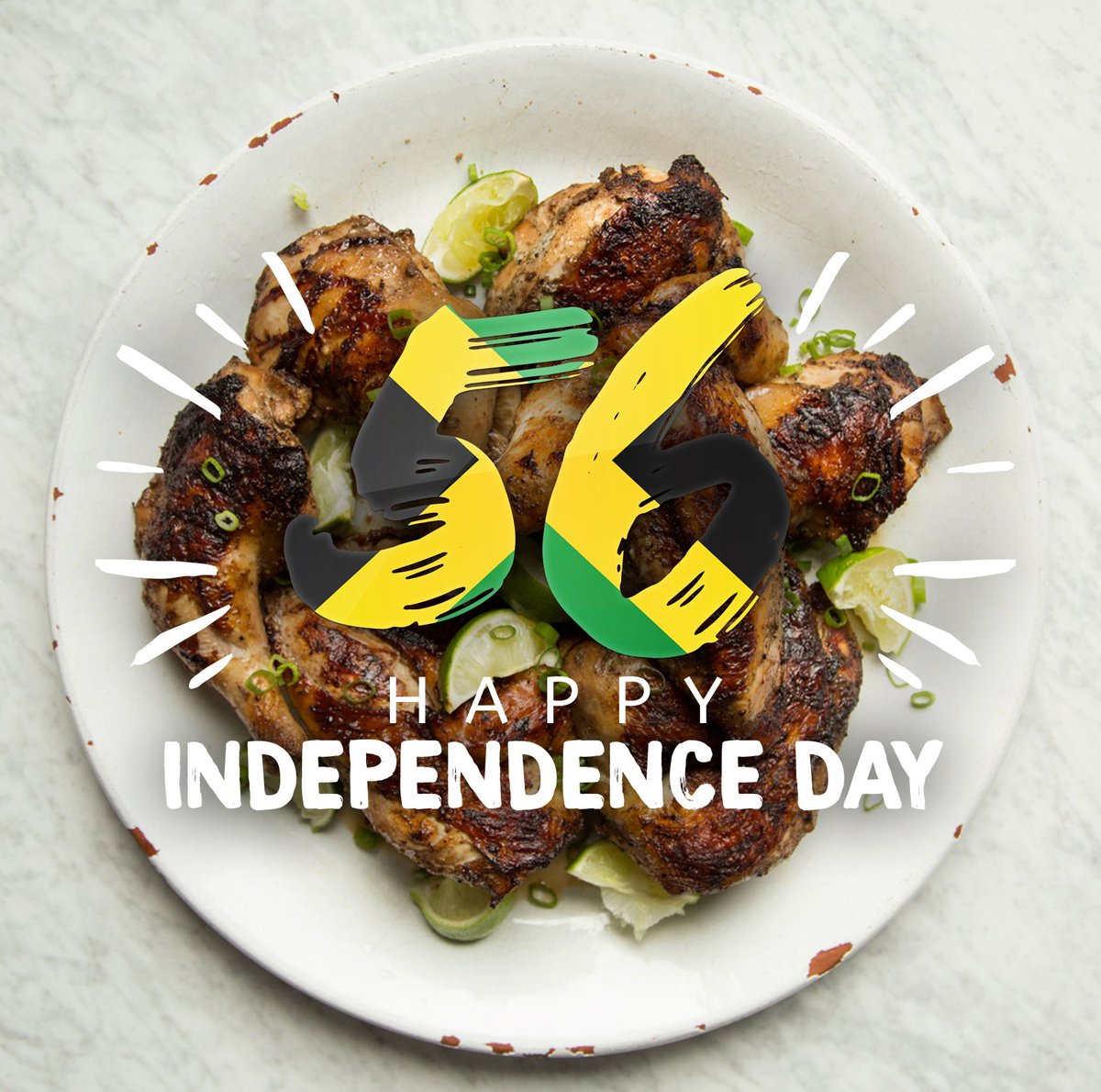 Our Jamaica 💚💛🖤  world renowned for its gorgeous cuisine, record breaking athletes and phenomenal music. #HappyIndependenceDay56 #Love #Jamaica