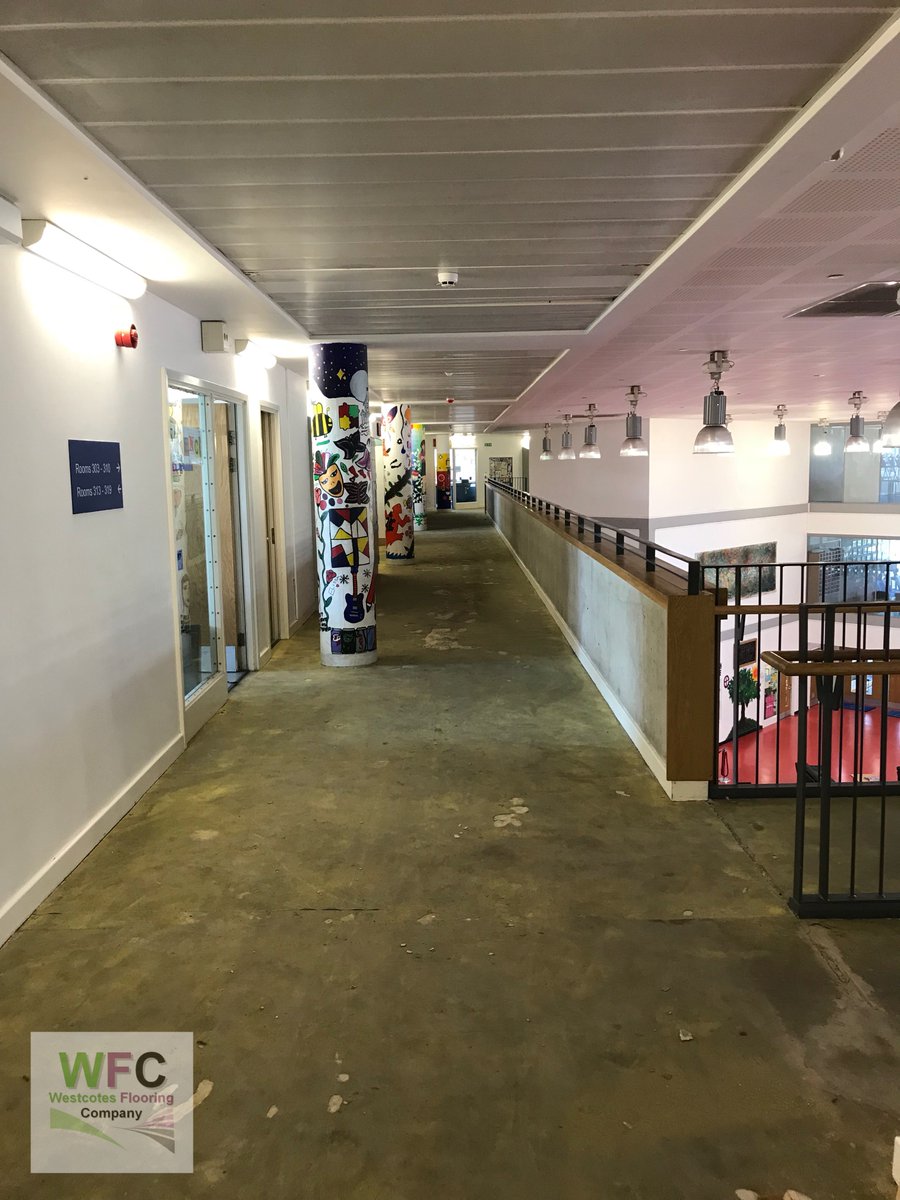 Westcotes_WFC's tweet photo. Progressing well at Brockington College, uplift, preparing with @ardex NA smoothing compound and installing @ForboFlooringUK Tessera Layout Carpet Tiles #flooring #carpettiles #schoolfloor #leicester https://t.co/fkcfyvR4E7